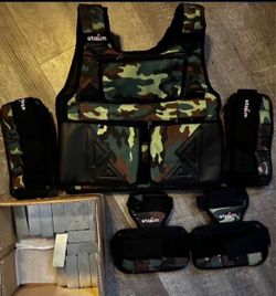 Storm 26 LB Adjustable Weighted Vest Full Kit – Wrist, Arm & Ankle Weights Included new in box!