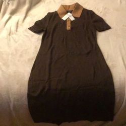 New With Tags …banana Republic Brown Sweater Dress Size Medium Tall