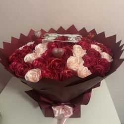 Valentines Day Eternal Rose Bouquet 
