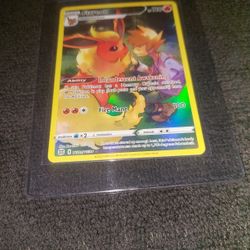 Flareon Pokemon Card 