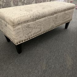 End Of Bed Ottoman/storage Bench 