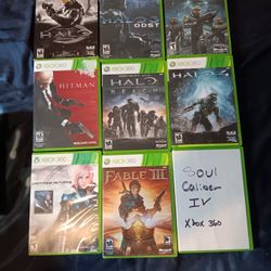 $5 Xbox 360 Games And 1 Classic Xbox Game (Last Pic.)