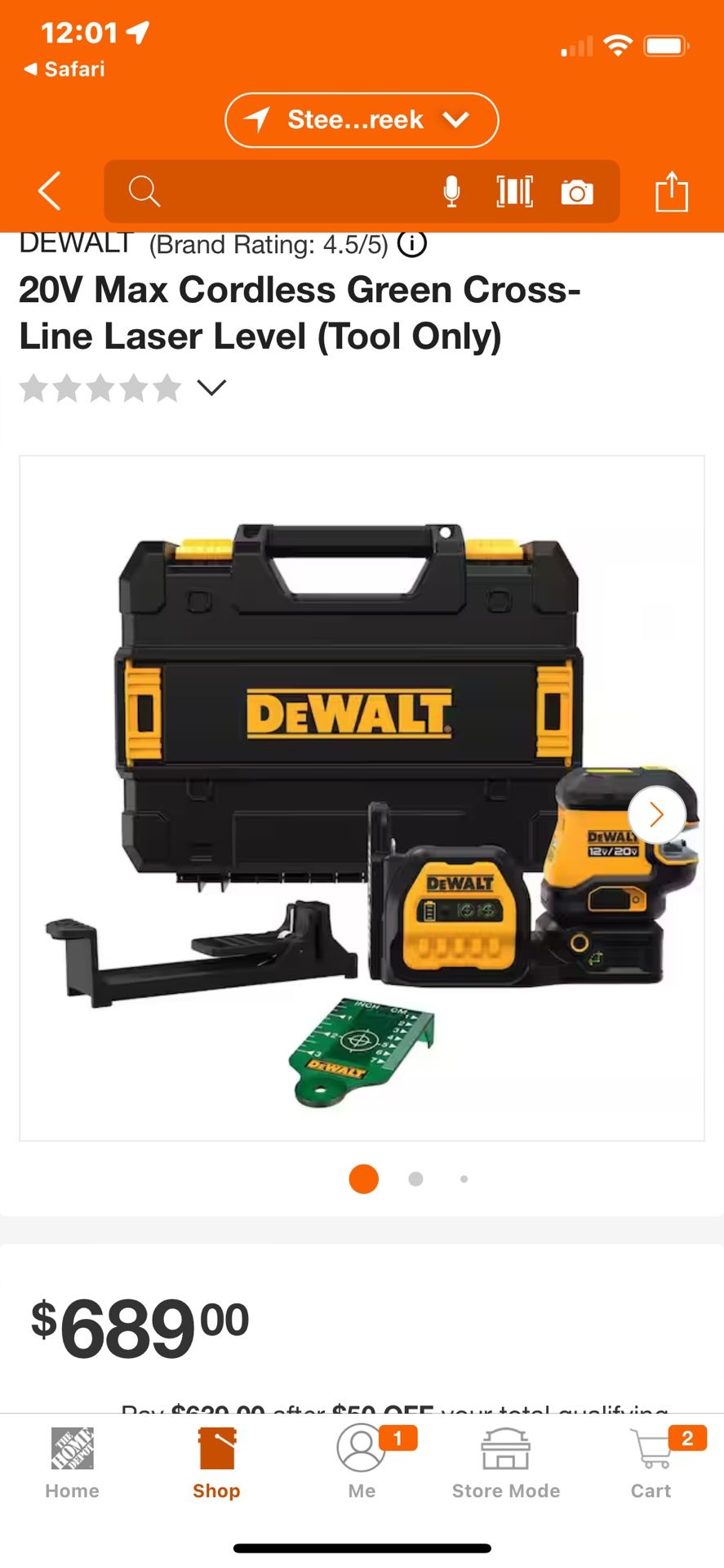 Dewalt Lever Láser 