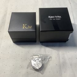 KING WILL The Vow Keeper Mens Tungsten Ring  9.5