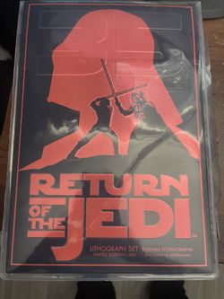Star Wars: Return of the Jedi 35th Anniversary Limited Edition Lithograph Set