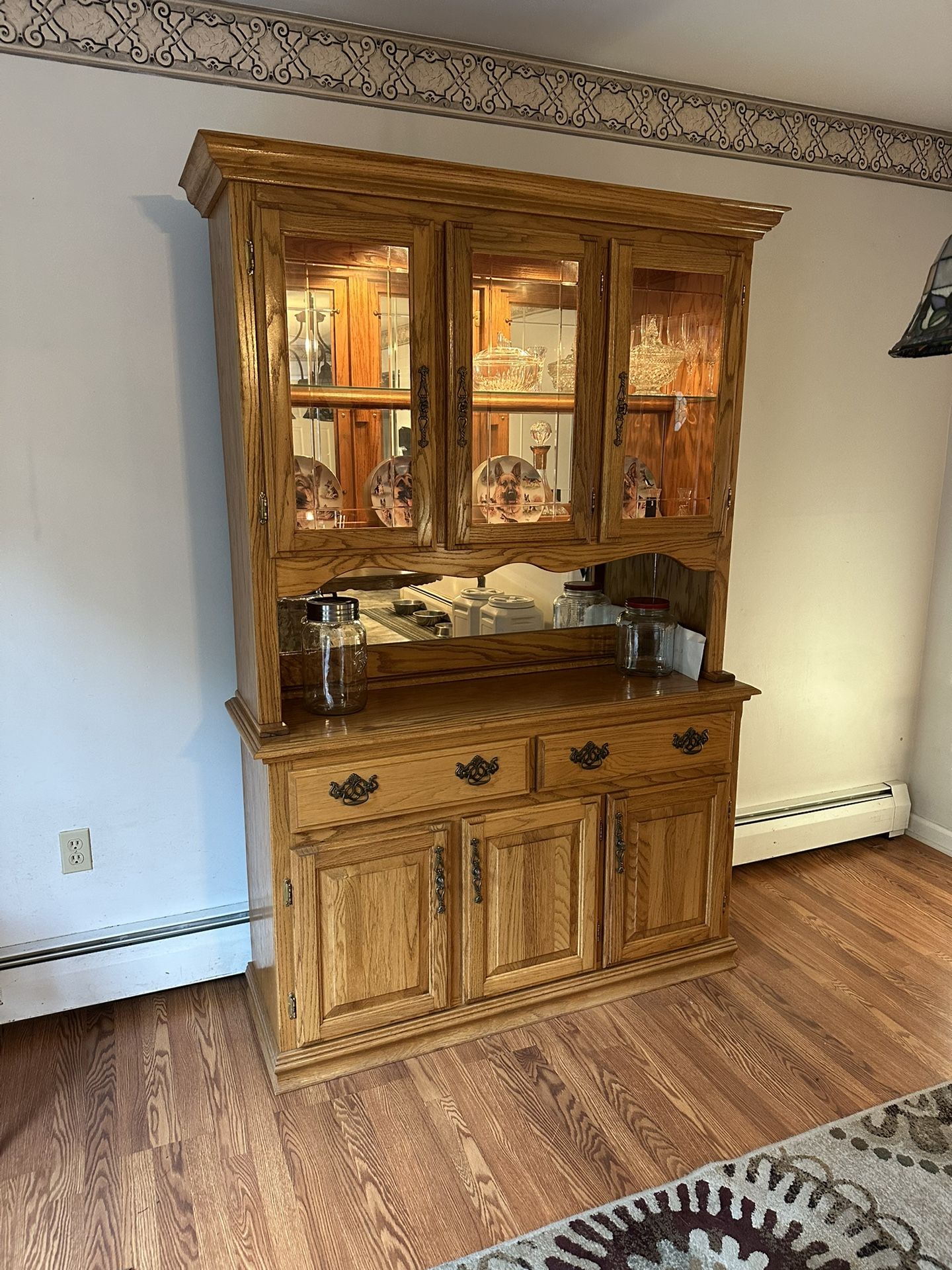Oak China Cabinet