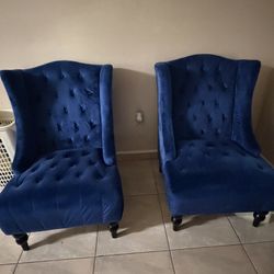 Royal Blue Accent Chairs