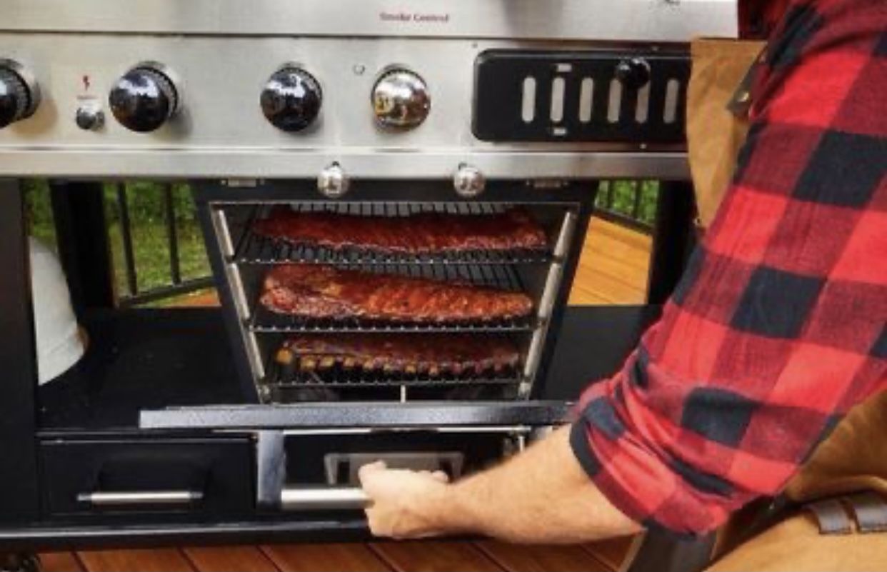 NEW Pit Boss Memphis Ultimate in Gas Charcoal Combo Grill