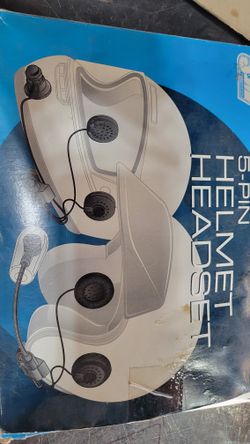 Brand New 5-pin Helmet Headset 