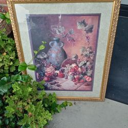 Kitchen Fruit Art Frame