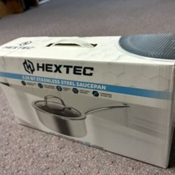 Hextec 2.15 QT Stainless Steel Saucepan 