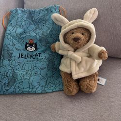 NWT Authentic Jellycat bathrobe bartholomew bear- HTF- FAST SHIPPING!