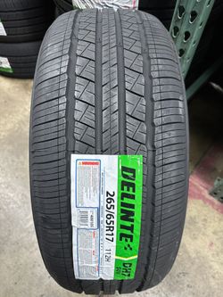 4 New Tires 265/65/17 Delinte 