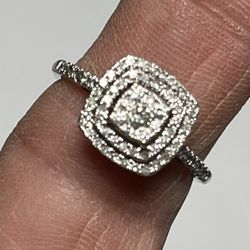 KH DESIGNS 10K WHITE GOLD RING “” New”””