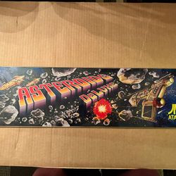 Asteroids Deluxe Arcade Marquee 