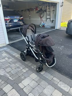 Baby Jogger City Select Double Stroller with Glider Board
