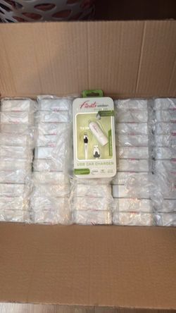 20 Fiesta Wireless USB Car Charger Bulk Lot
