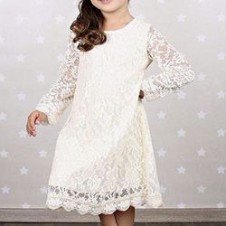 Cream Lace Girls Flower Girl / Party Dress - Multi Sizes