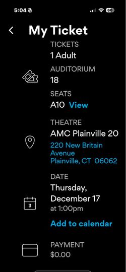 Avengers Doomsday DOLBY AMC Plainville 20 Plainville CT