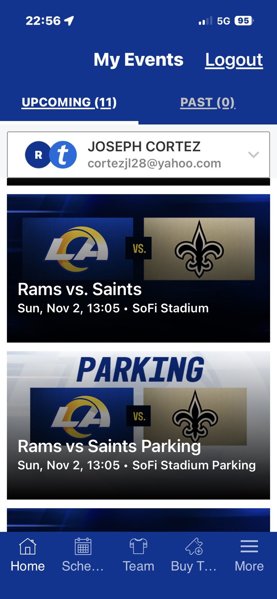 Rams vs Saints