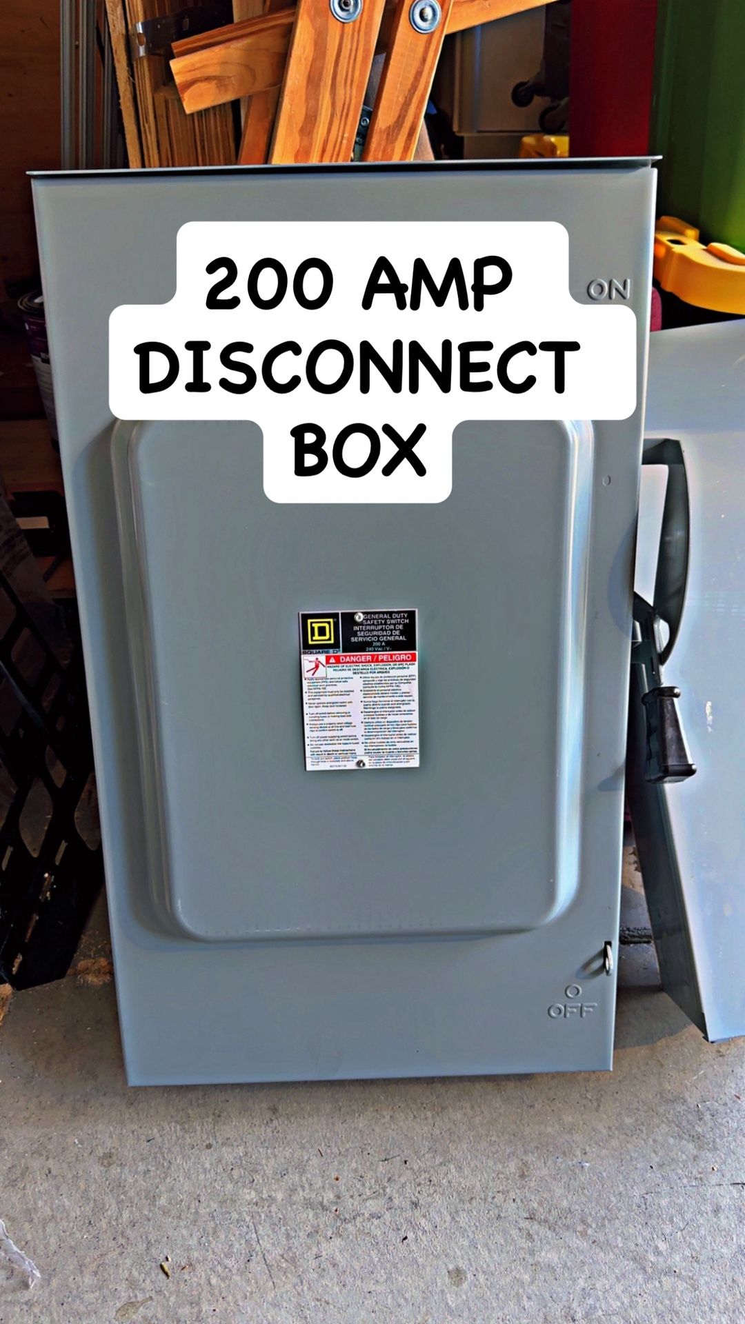200 Amp Disconnect Box