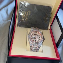 VVS1 Moissanite Watch Comes With Box Papers And Bag