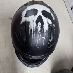 Marvel The Punisher Full Face Motorcycle Helmet without Cover Adult Size XL