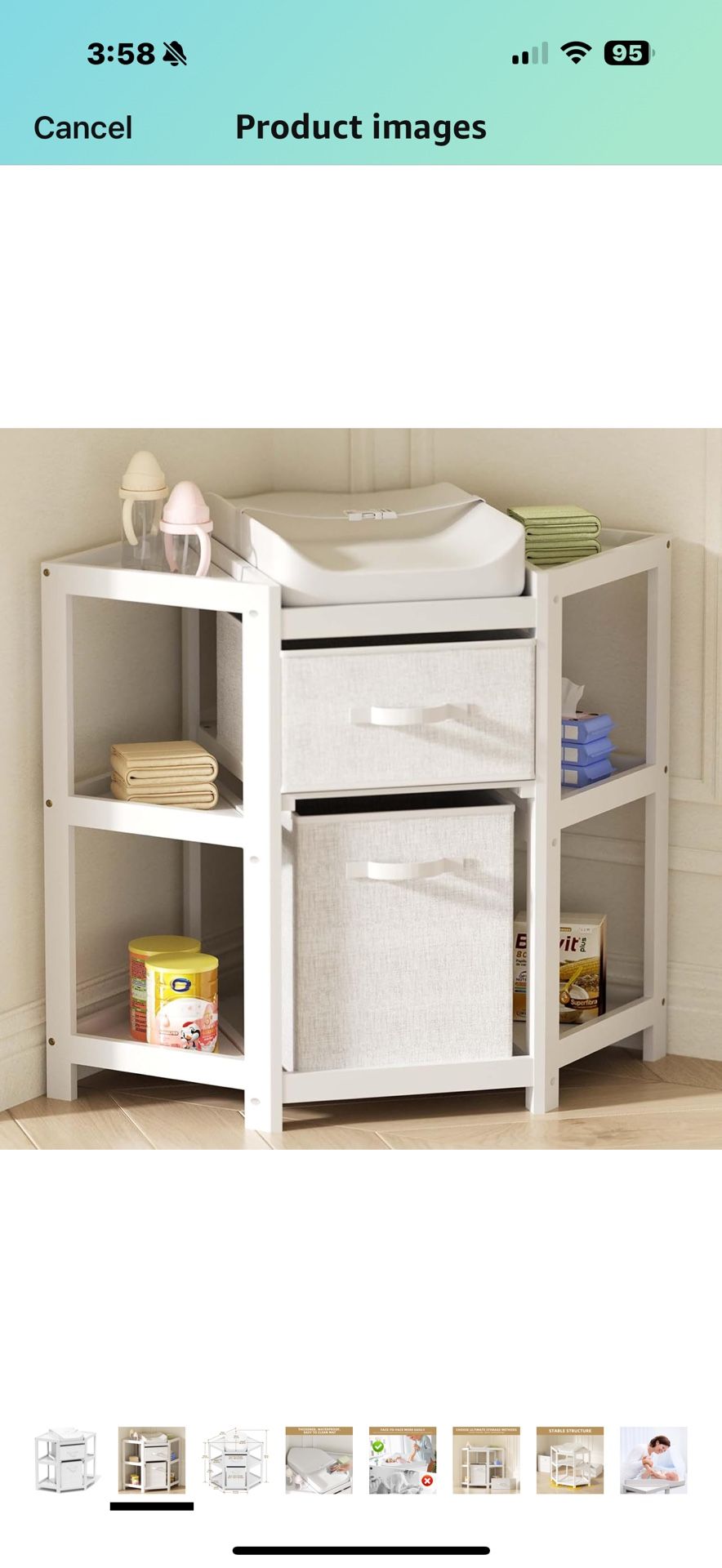Glaf Corner Baby Changing Table