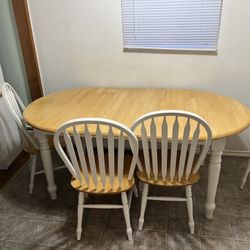 dining table with 4 chairs 
