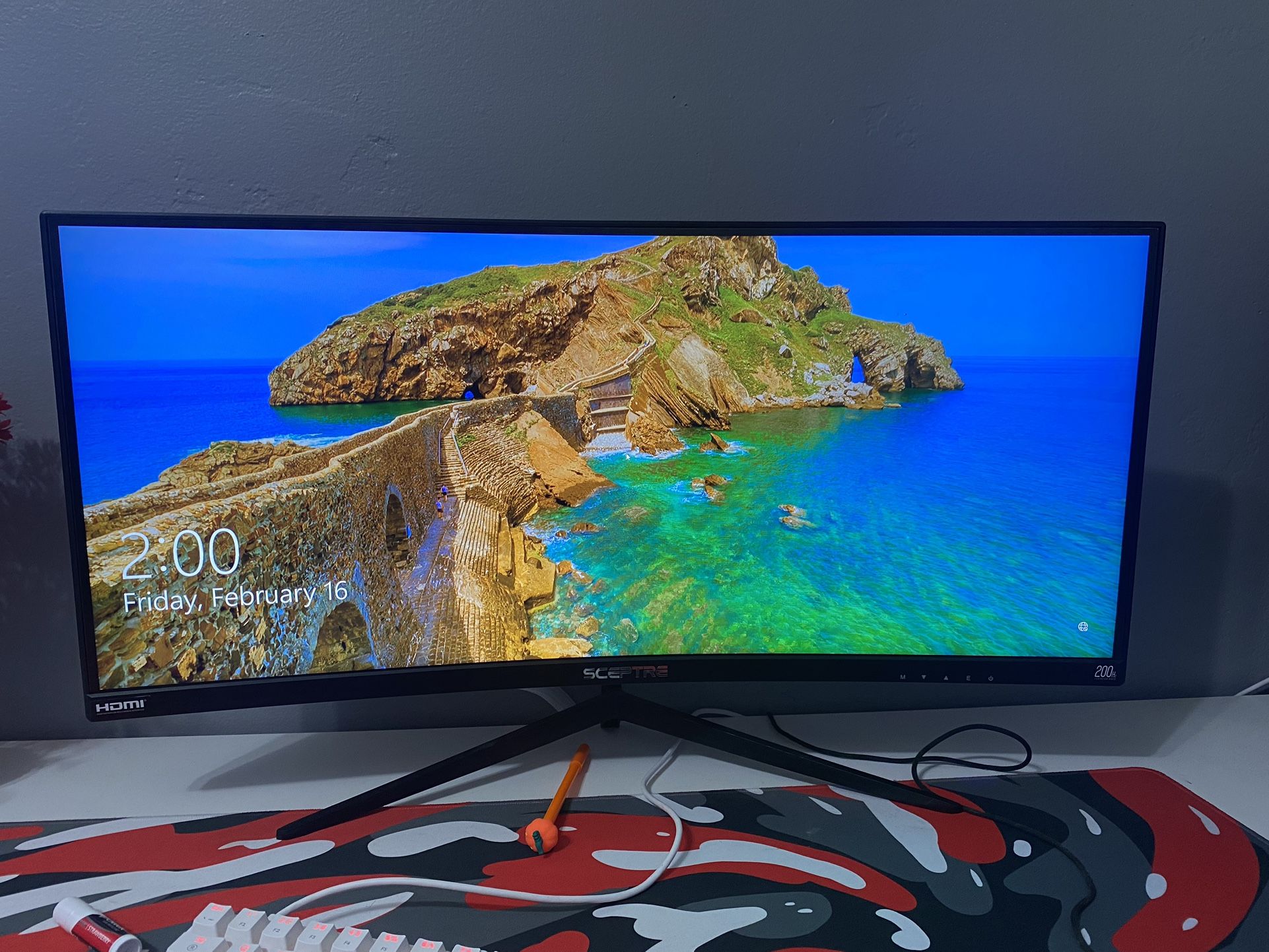 Gaming monitor, Scepter 200hz 30in 