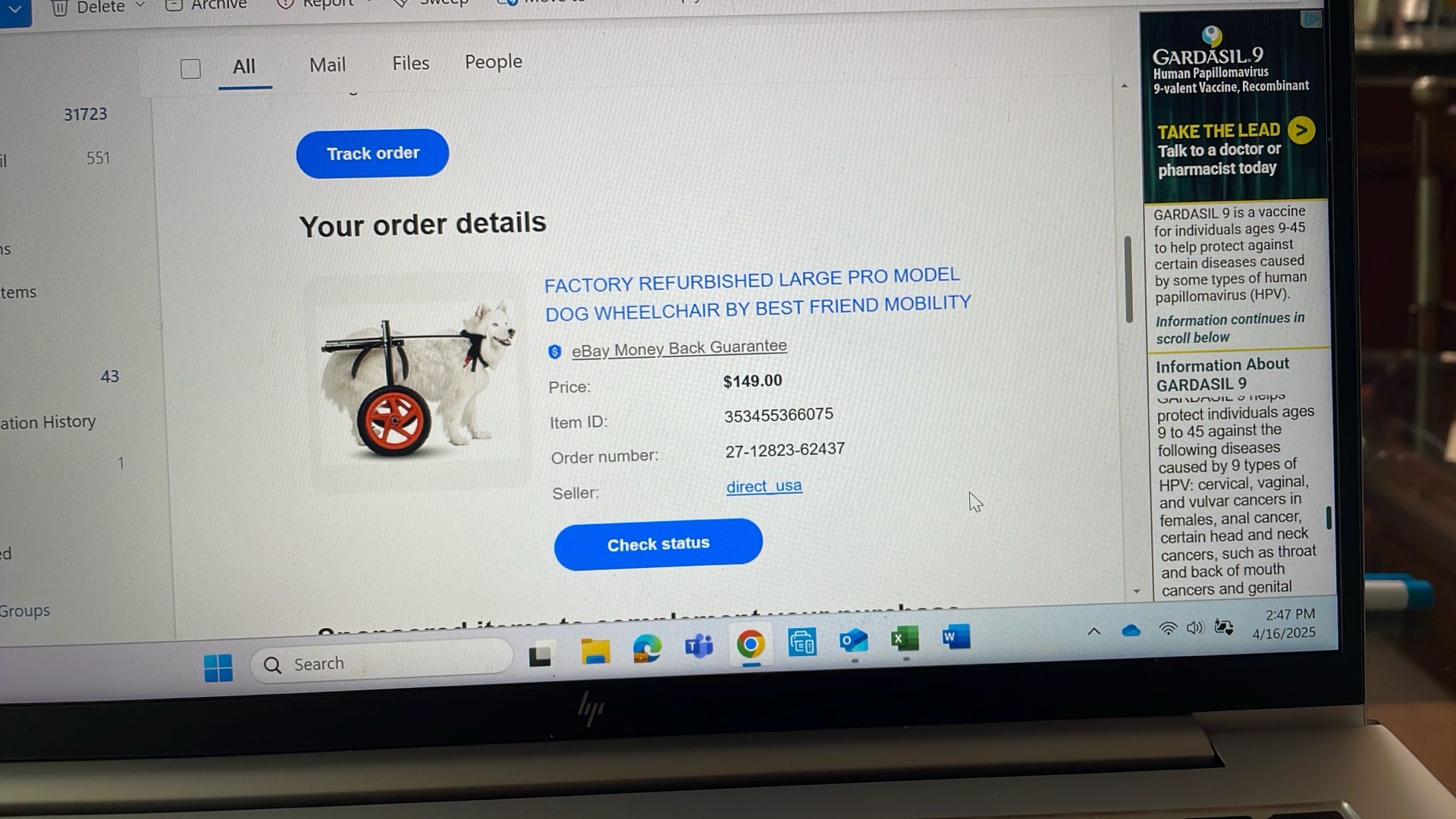 Dog Wheelchair