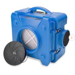 HEPA Air Scrubber Water Damage Restoration Equipment for Mold Air Purifier, Negative Machine Airbourne Cleaner in Blue