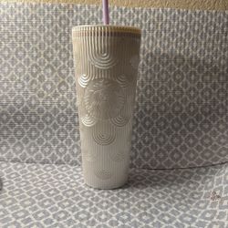 Limited Edition Pearl White Mermaid Scale, Starbucks Cup
