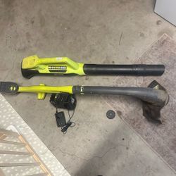 Ryobi Weed Eater & Blower