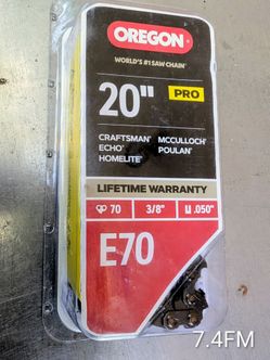 20-in chainsaw blade