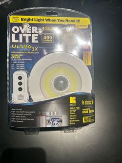 Over Lite Ultra 3X Motion Activated Ceiling/Wall Light