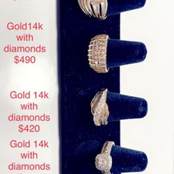 women's rings with diamonds.