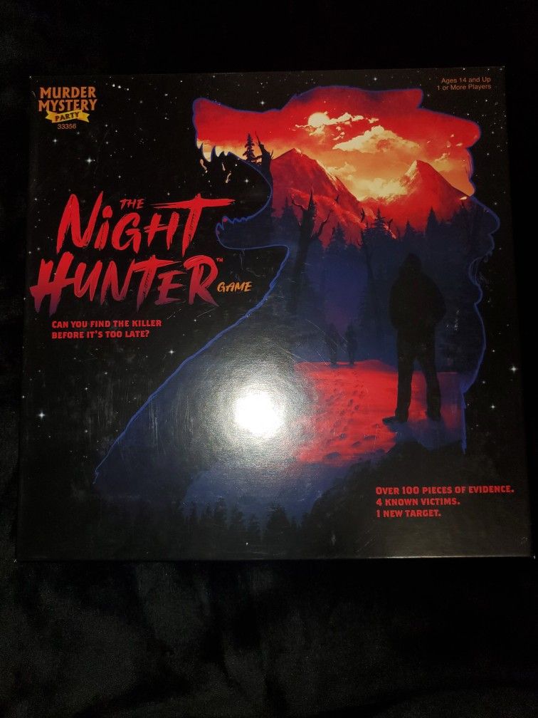 Murder Mystery The Night Hunter Game Ages 14 And Up 1 Or More Players