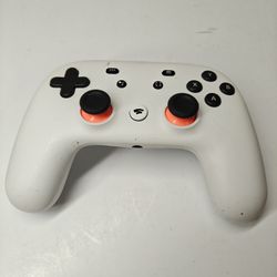 Google Stadia H2B Premiere Edition wireless controller in Clearly White