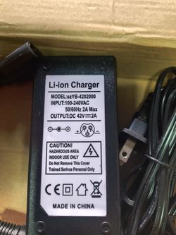 Universal scooter charger