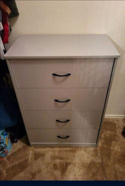 Dove grey dresser