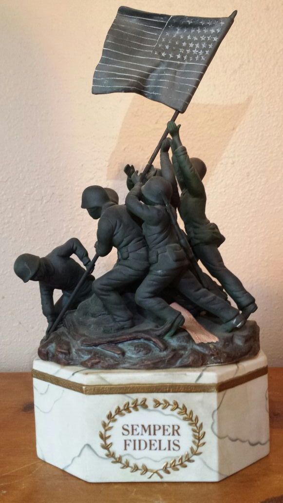 Iwo Jima McCormick whiskey decanter