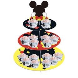 Mickey Mouse cupcake stand