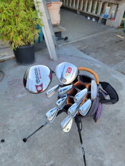 Taylormade Burner & Rac CGB Golf Club Set Right Handed. Golf Bag included