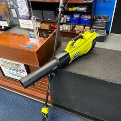 Ryobi Brushless 155 MPH Cordless Leaf Blower And Trimmer Set (#18376)