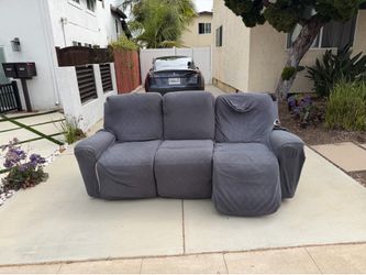 Free power reclining couch