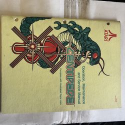 Atari Centipede Arcade Manual And Guide