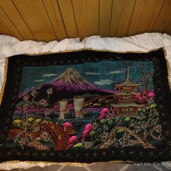 Vintage 1(contact info removed)s Japanese silk Art