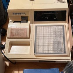 Esper 7810 Cash Register With Manual 
