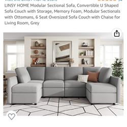 Sectional couch, Optional Configurations. Great Condition 